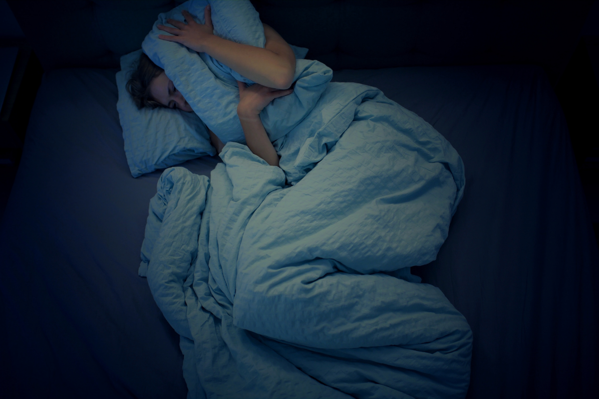 ADHD sleep struggles aren't about willpower. Learn why nighttime overstimulation keeps the ADHD brain awake — and how a calmer bedroom environment can help it finally wind down.