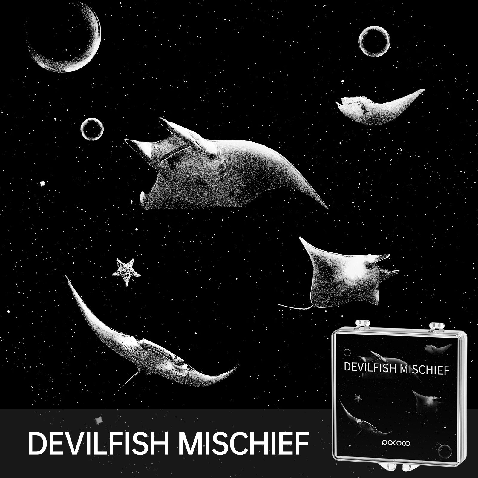 POCOCO Galaxy Projector  Disc - Develfish Mischief