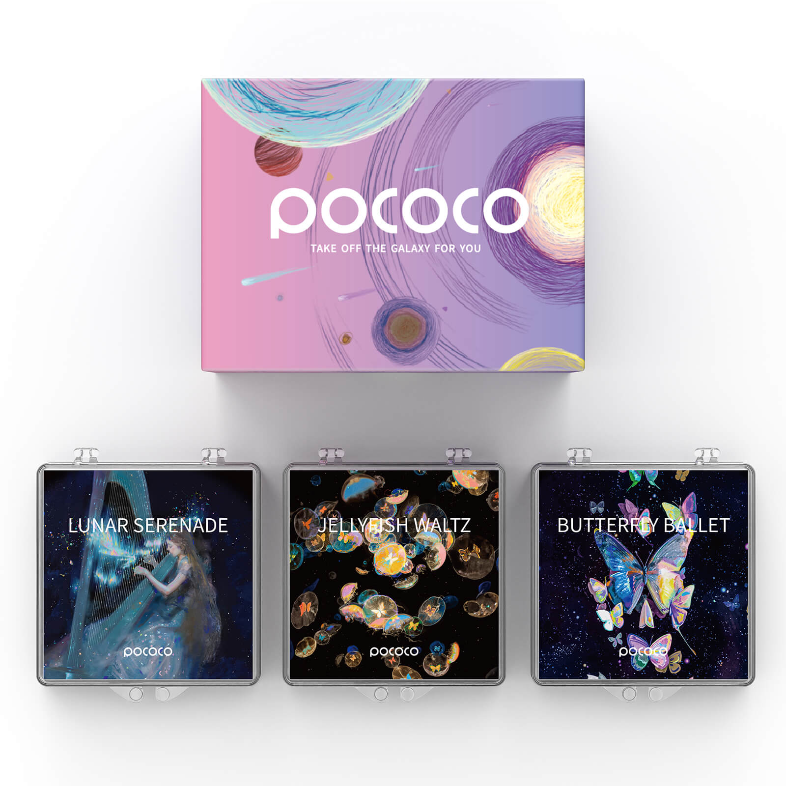 Coffret de 3 disques pour projecteur Galaxy Enchanted Harmonies