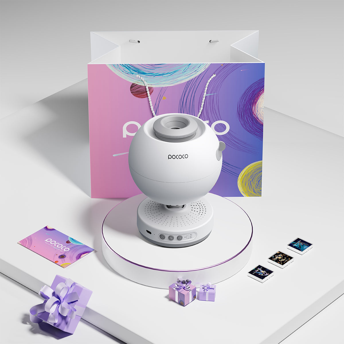 2026 POCOCO Valentine's Day Star Projector Set | 1 Projector + 12 Discs