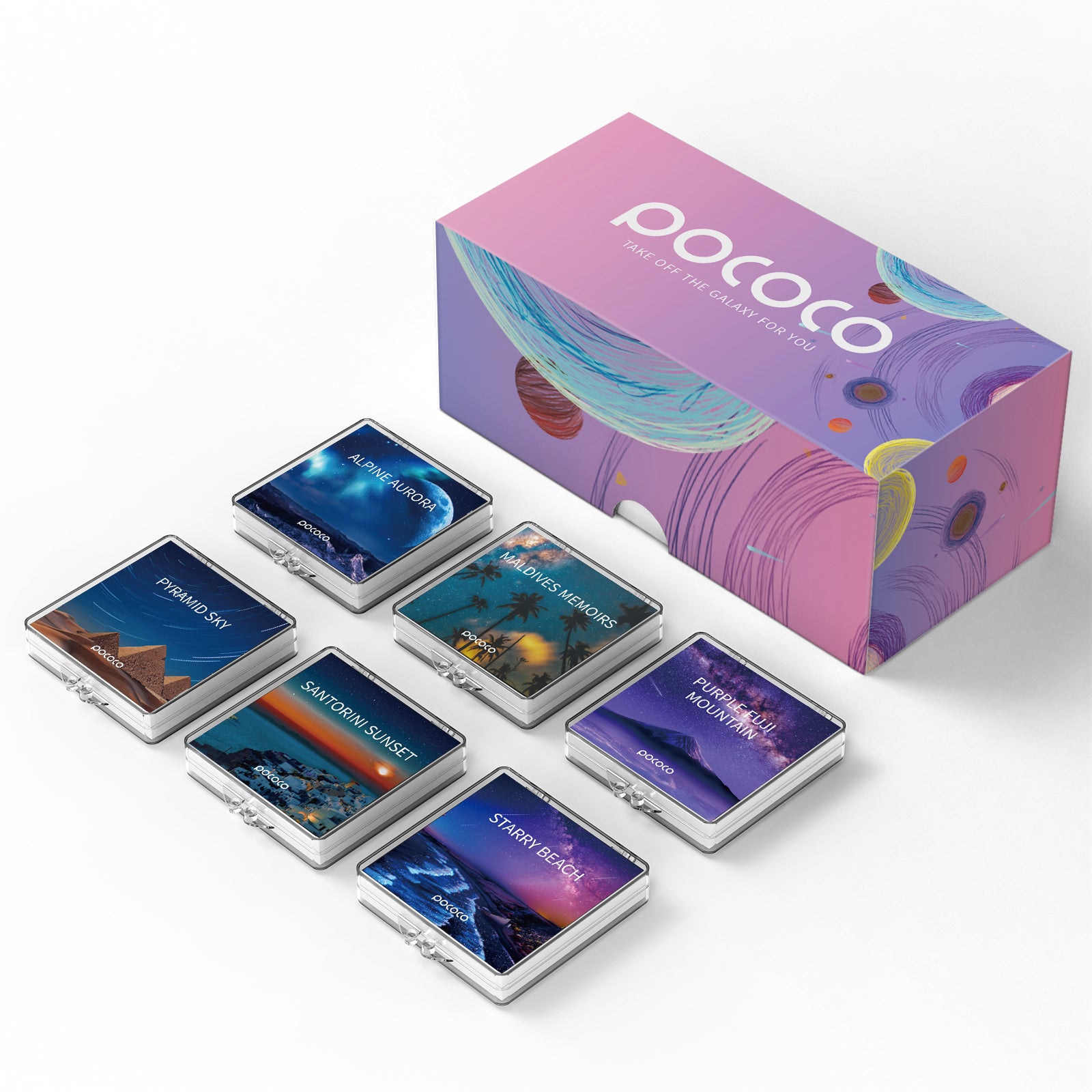 Dreamy Nature Galaxy Projector Discs (6 Pieces)