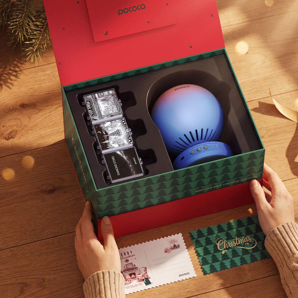 2026 POCOCO Christmas Star Projector Set