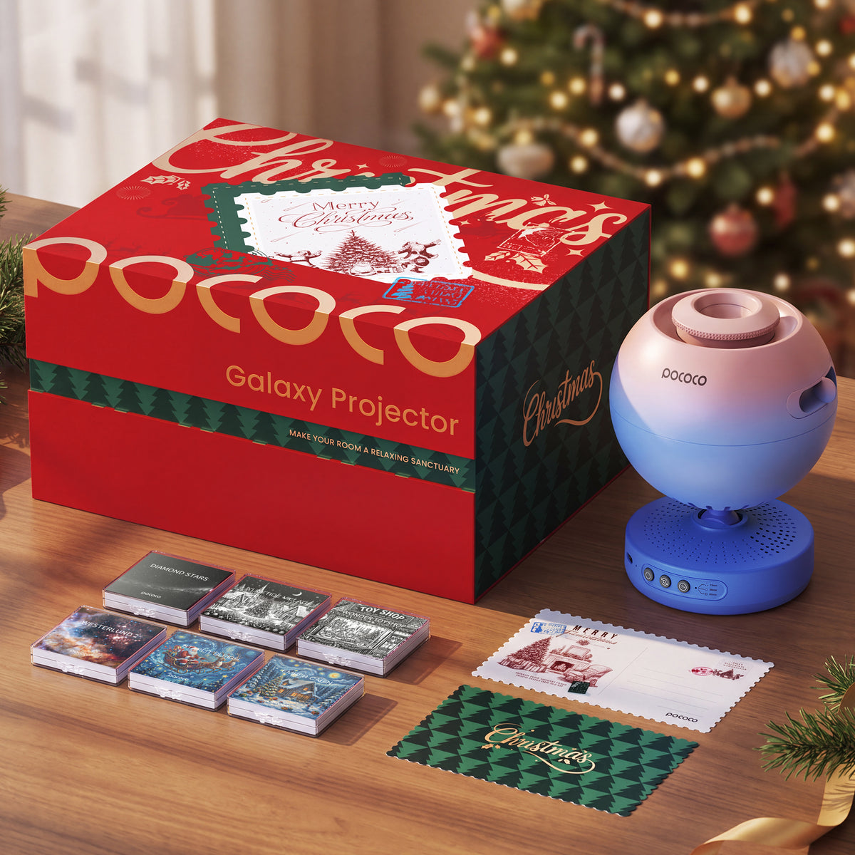 2026 POCOCO Christmas Star Projector Set