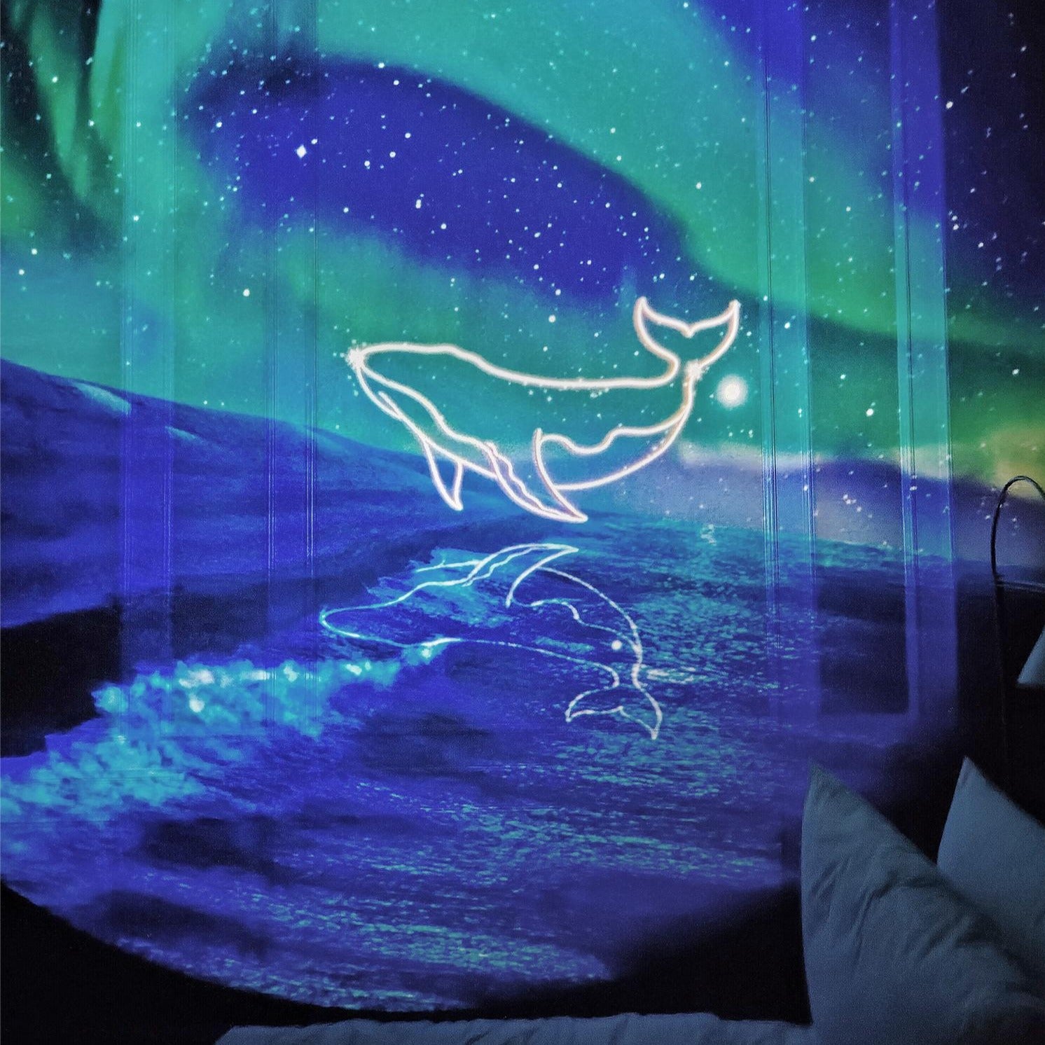 Aurora y aguas profundas - Discos de proyector POCOCO Galaxy | 6 piezas