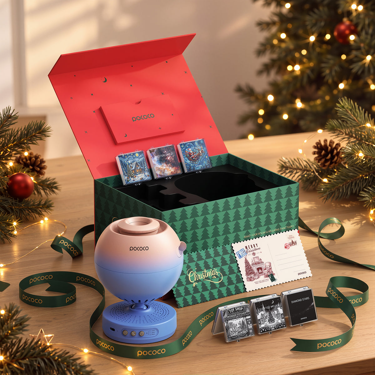 2026 POCOCO Christmas Star Projector Set