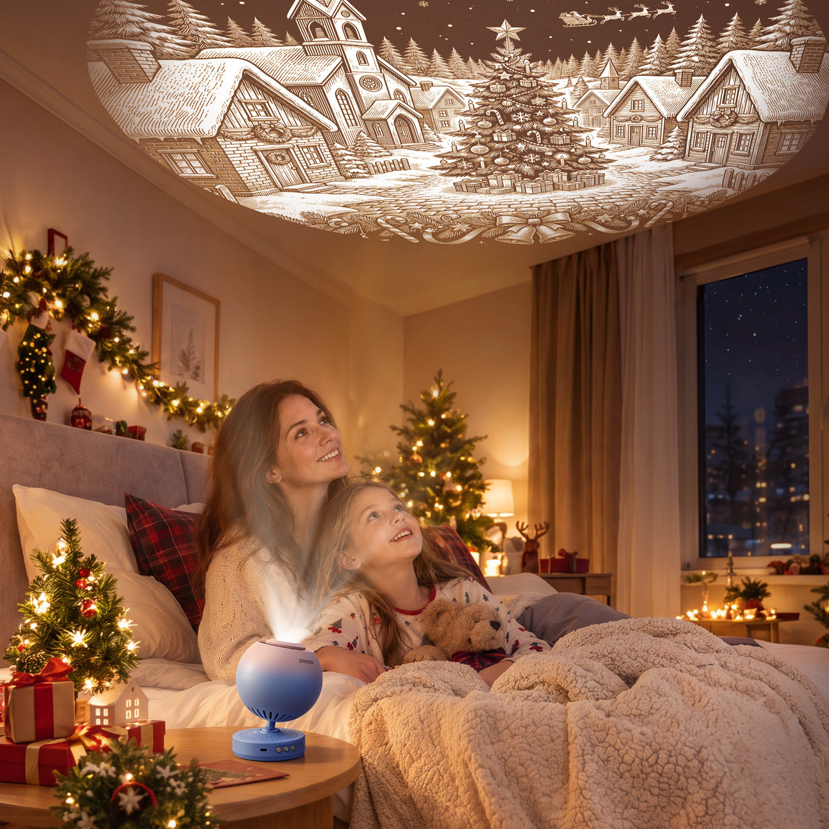 2026 POCOCO Christmas Star Projector Set