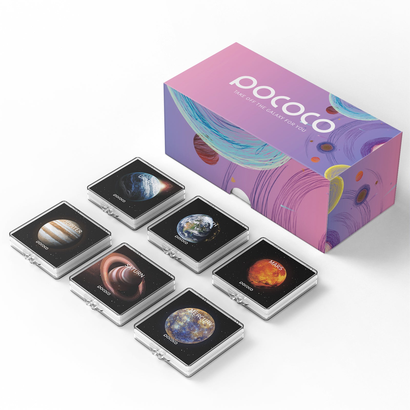 POCOCO Galaxy Projector 6 Discs - Immersive Planet