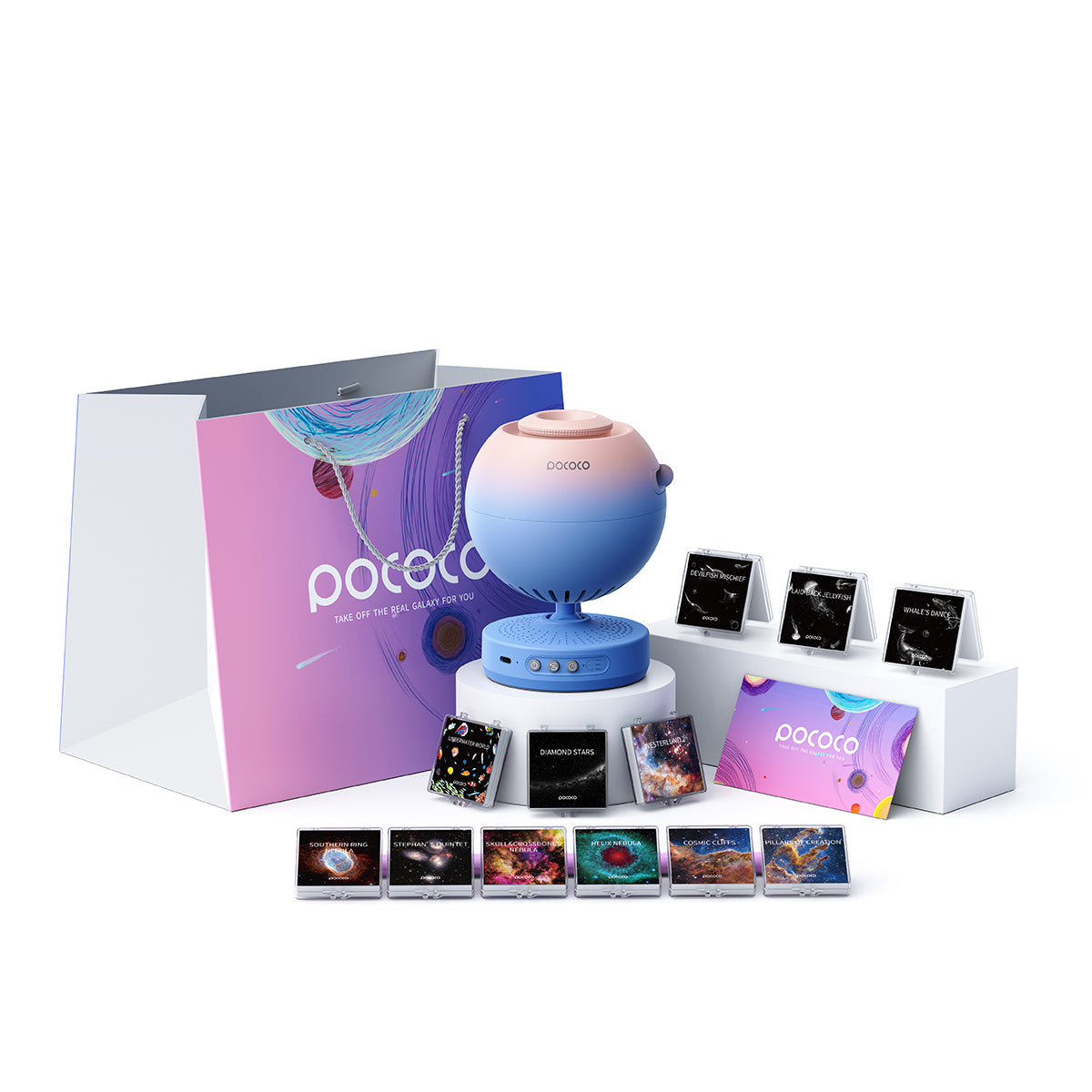 2026 POCOCO Valentine's Day Star Projector Set | 1 Projector + 12 Discs