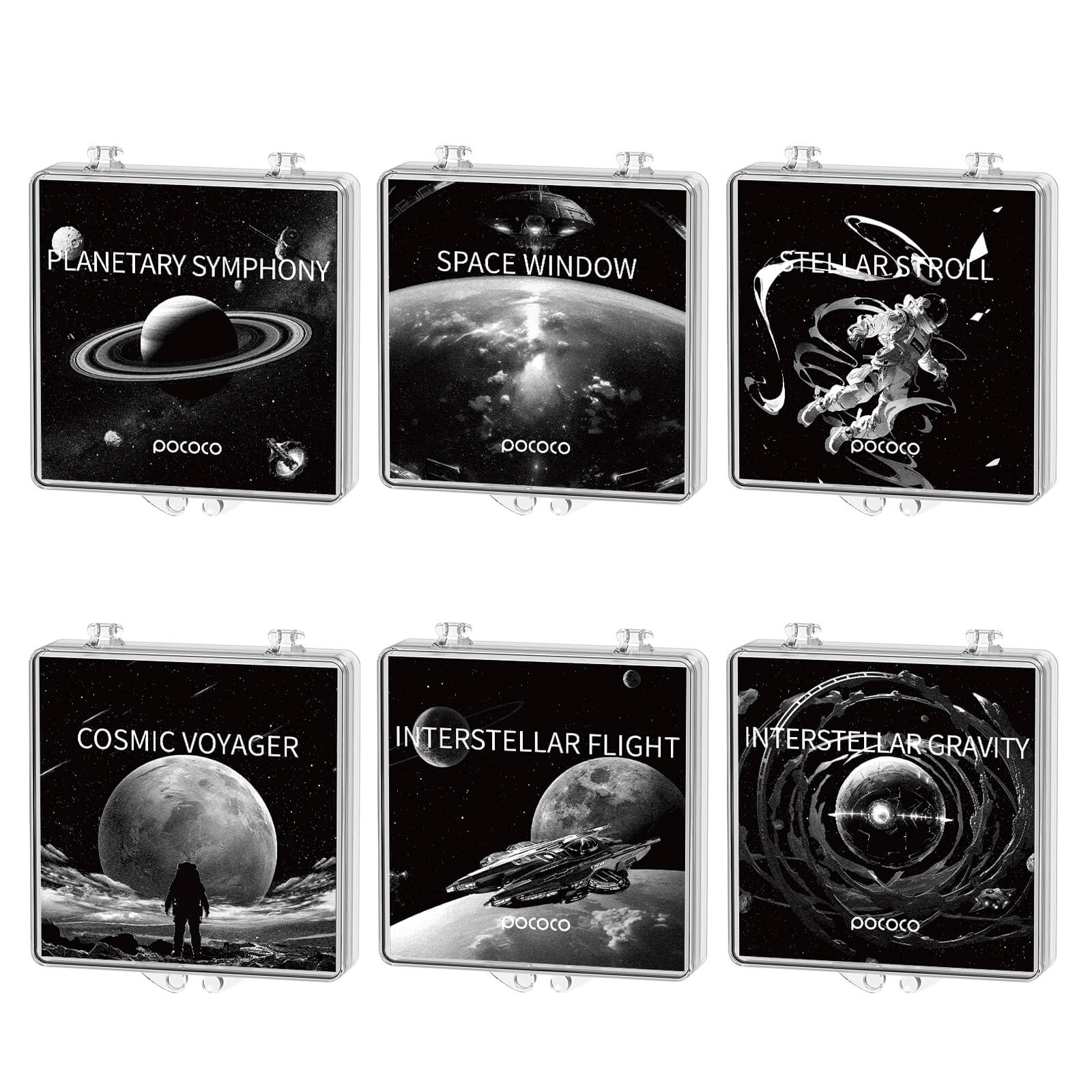 Cosmic Odyssey - POCOCO Galaxy Projector Discs | 6 Pieces