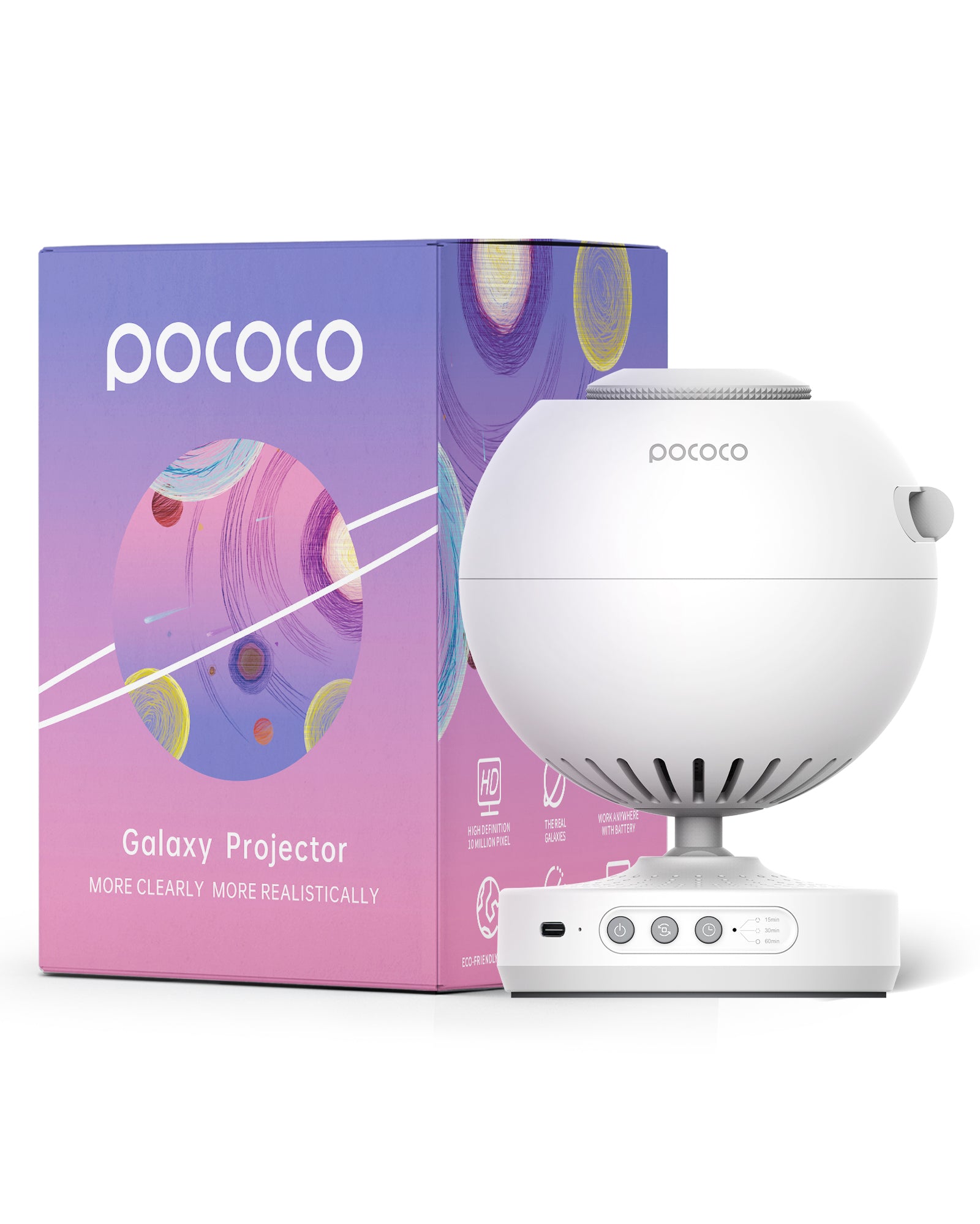 POCOCO Galaxy Projector - white