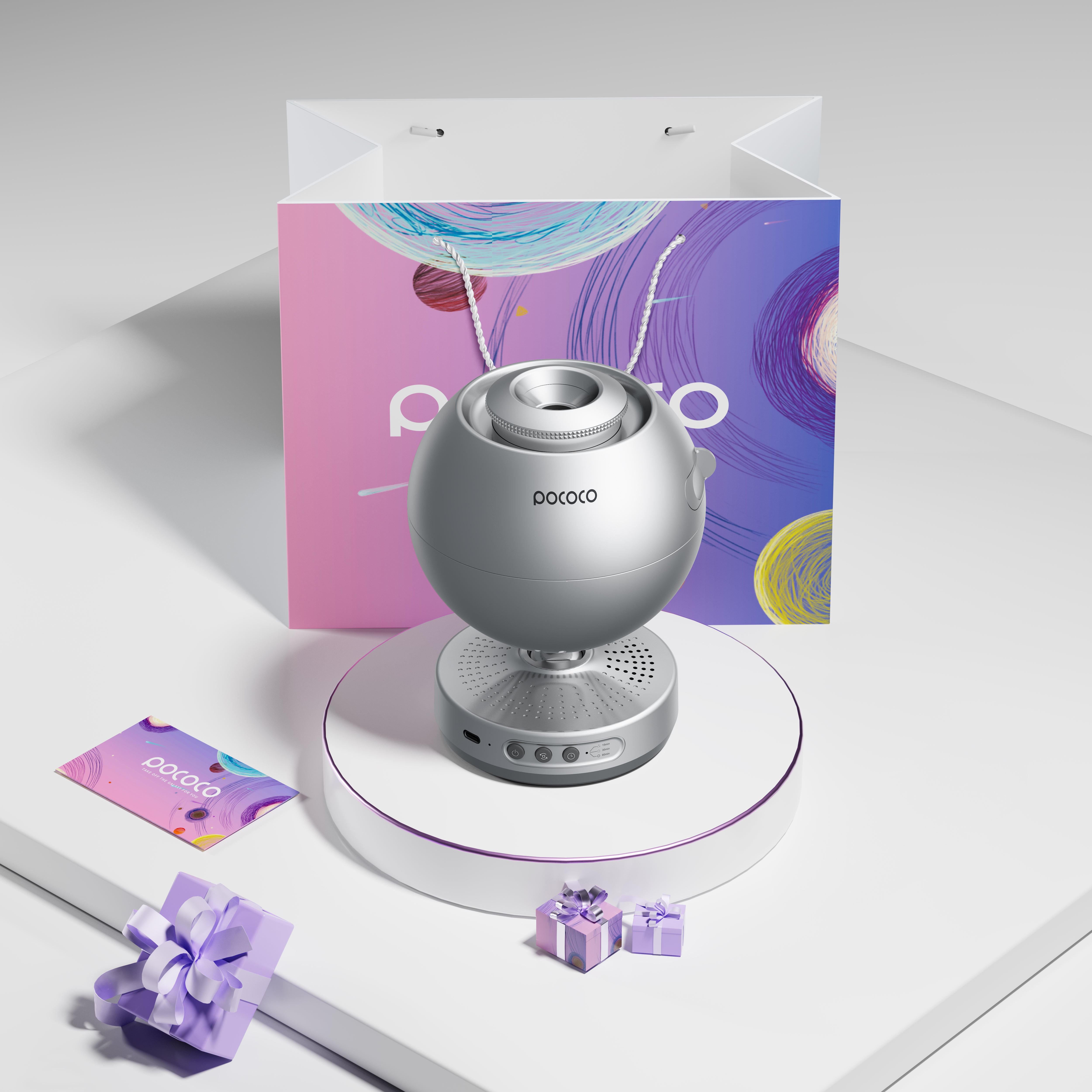 2026 POCOCO Valentine's Day Star Projector Set | 1 Projector + 8 Discs