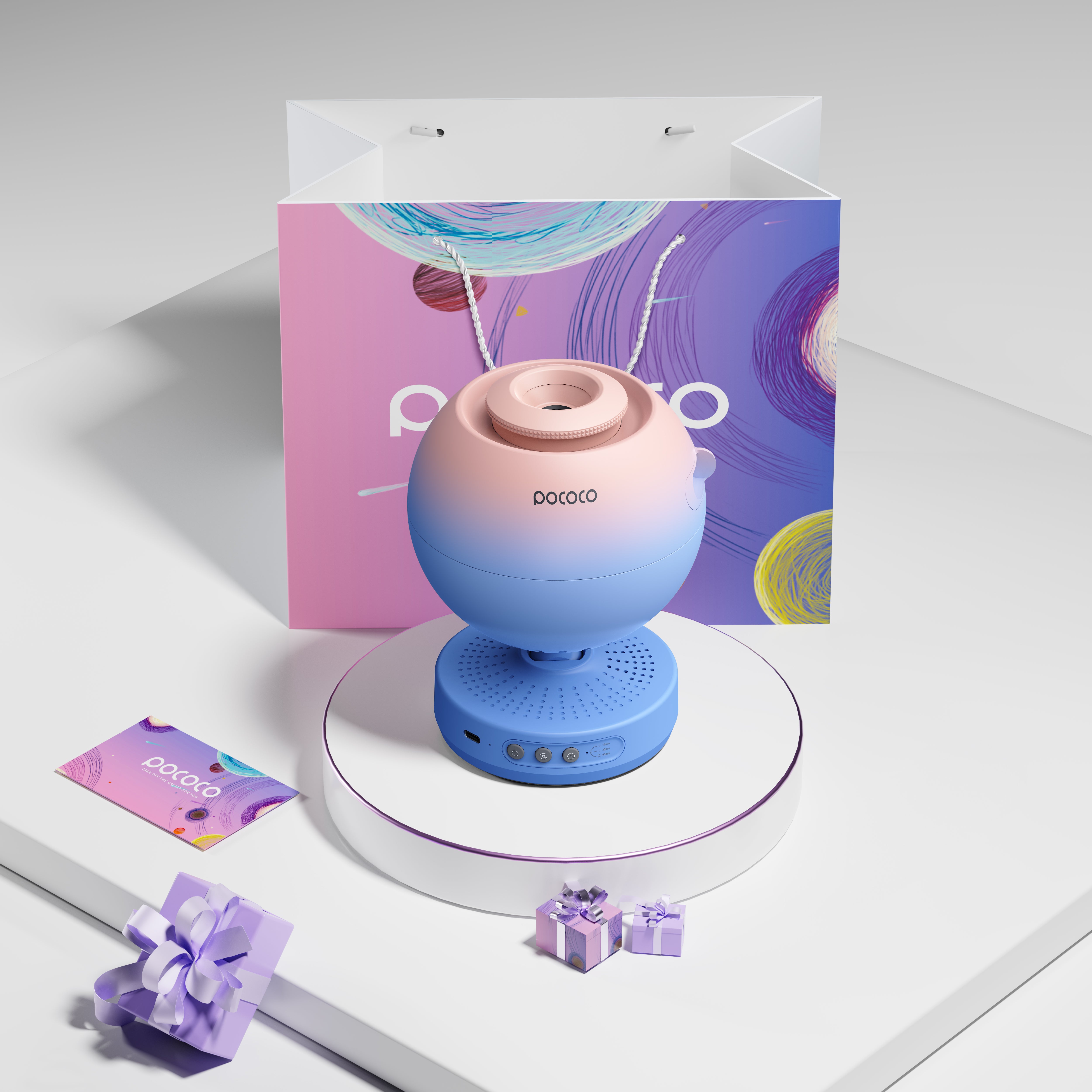 2026 POCOCO Valentine's Day Star Projector Set | 1 Projector + 8 Discs