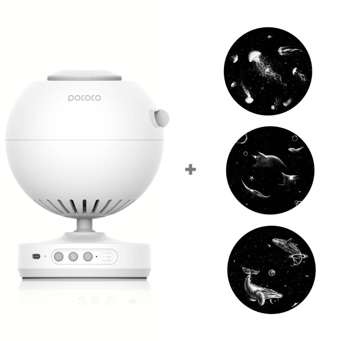 Galaxy Projector | Star Projector | White + 1 Set Disc