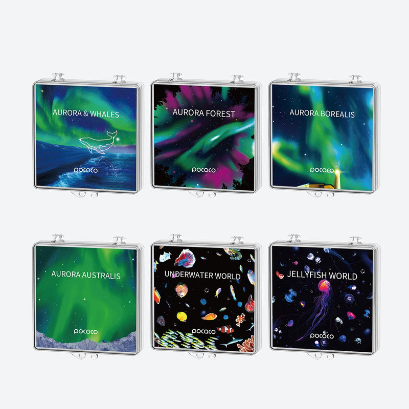 Aurora and Deep Sea Galaxy Projector Discs Set (6 Discs)
