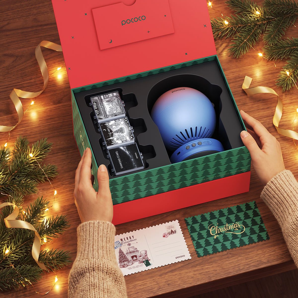 2026 POCOCO Christmas Star Projector Set