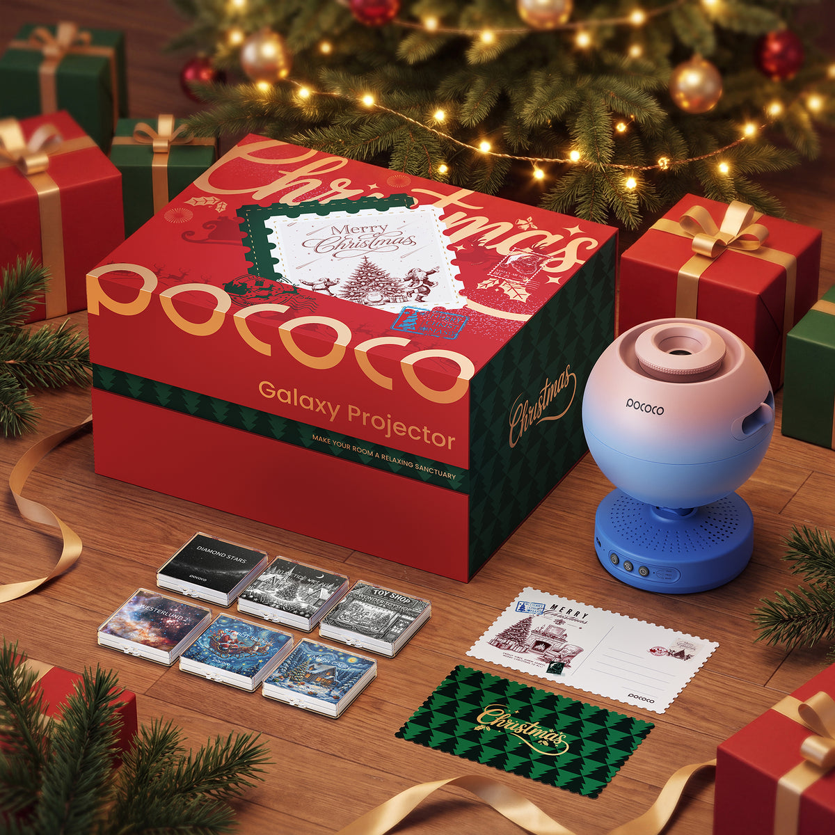 2026 POCOCO Christmas Star Projector Set