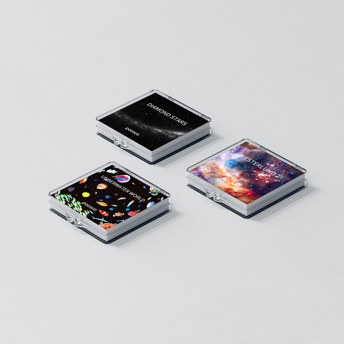 POCOCO Christmas Star Projector Set | 1 Projector + 12 Discs + Christmas Gift Bag