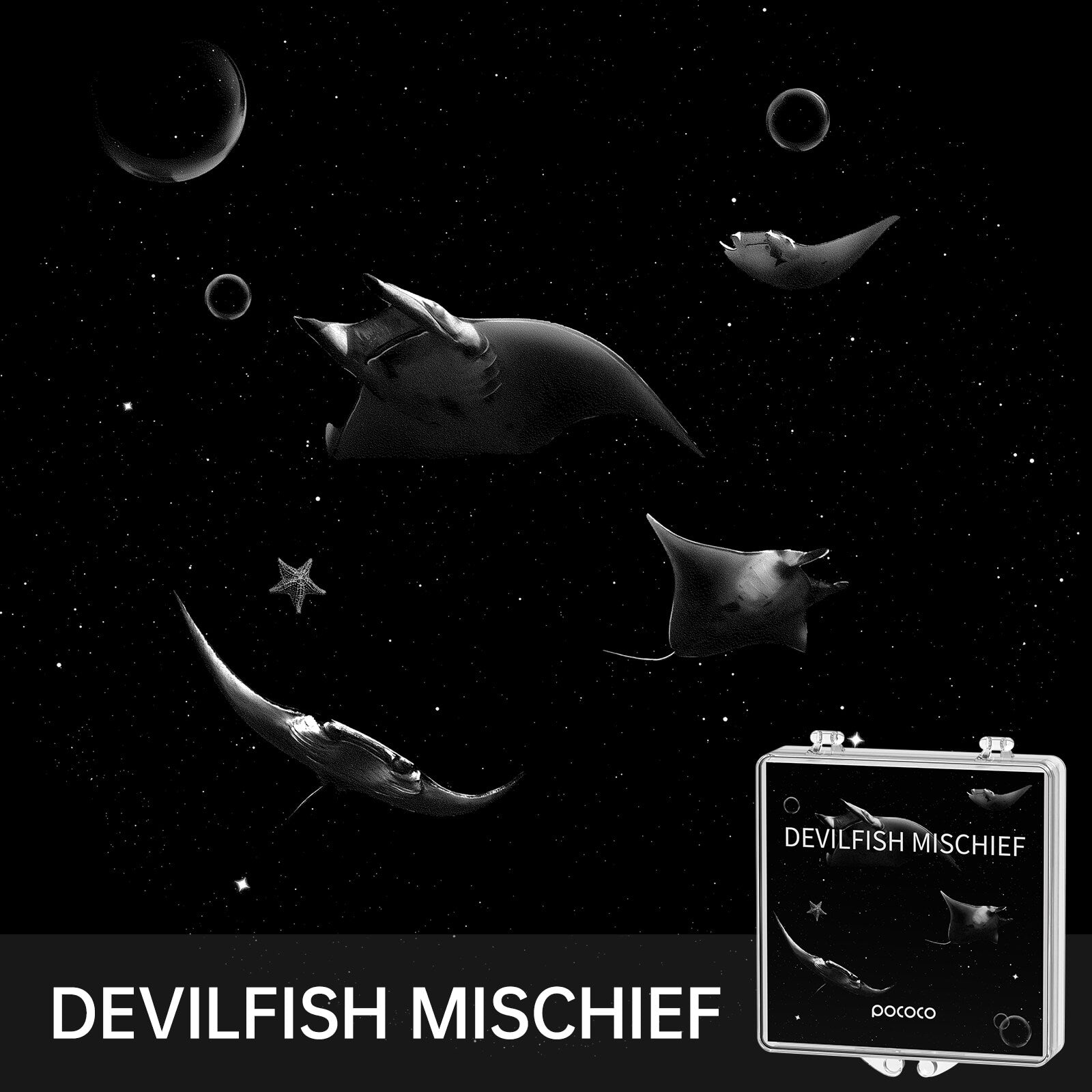 POCOCO Galaxy Projector  Disc - Develfish Mischief