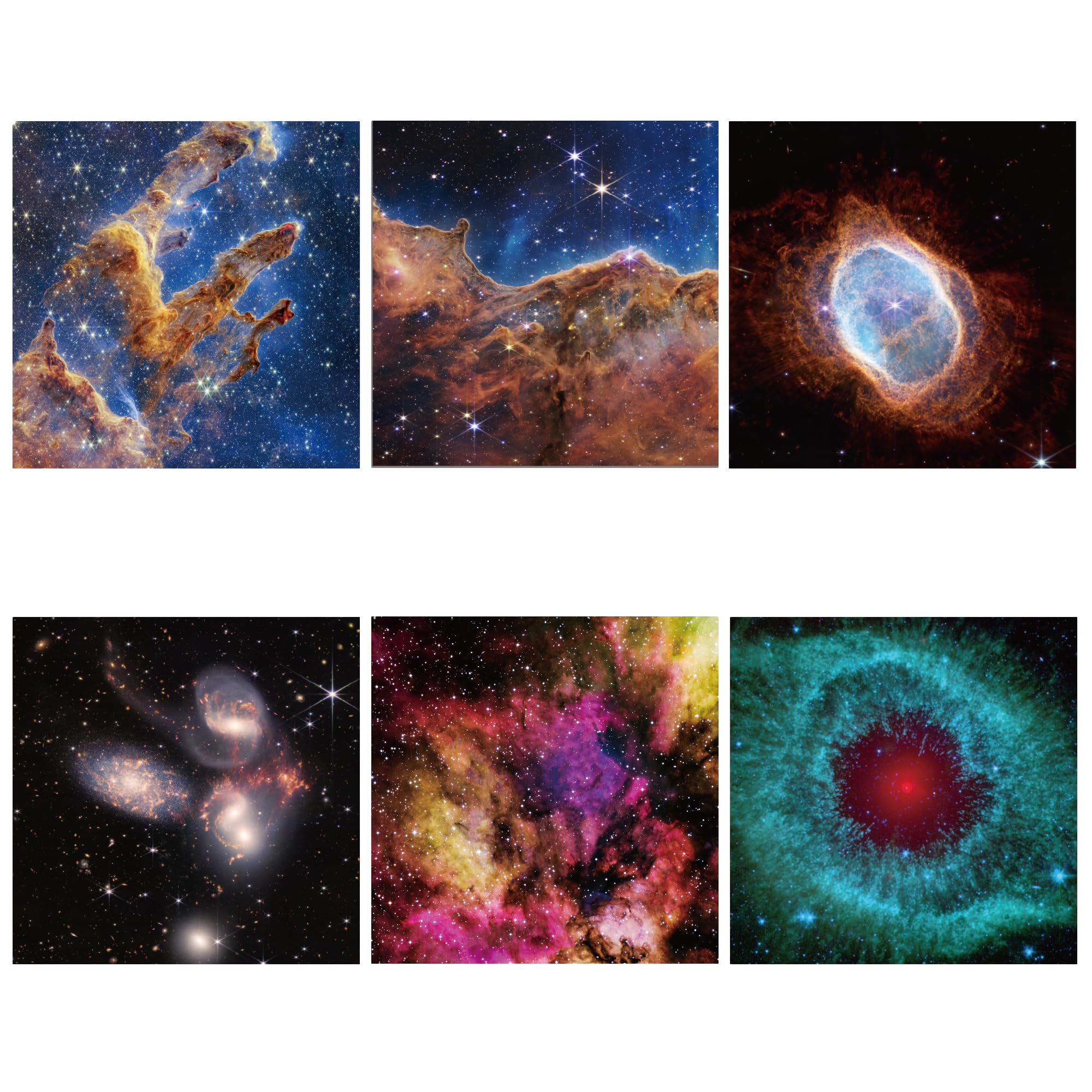POCOCO Galaxy Projector 6 Discs - Fixed Star And Nebula
