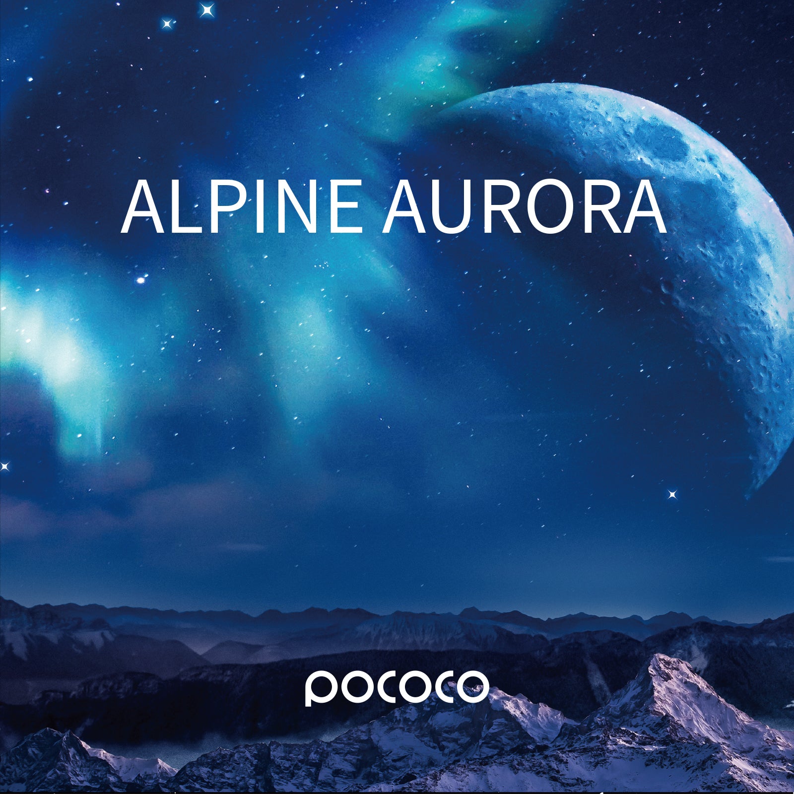 POCOCO Galaxy Projector Disc - Alpine Aurora