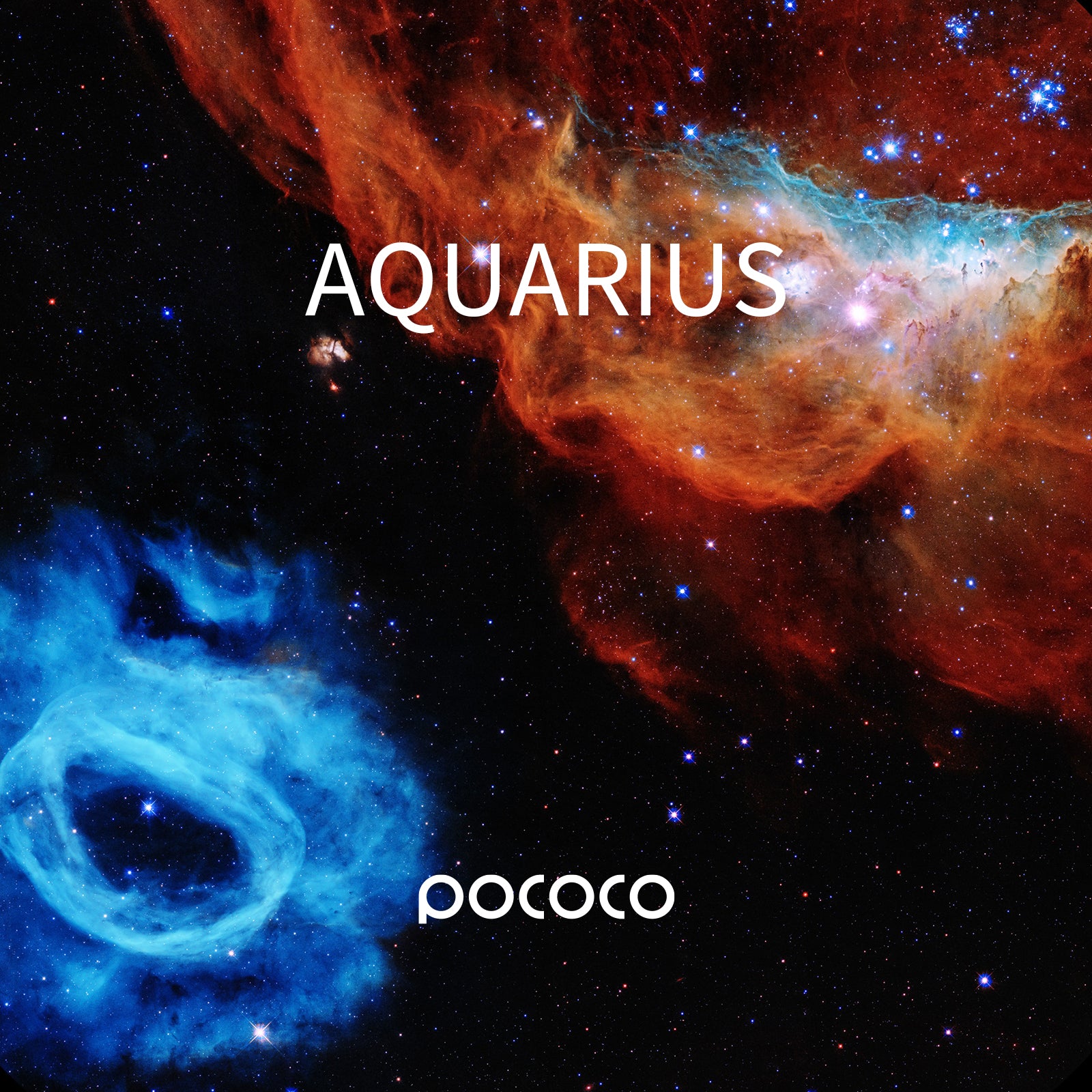 POCOCO Galaxy Projector Disc - Aqurius