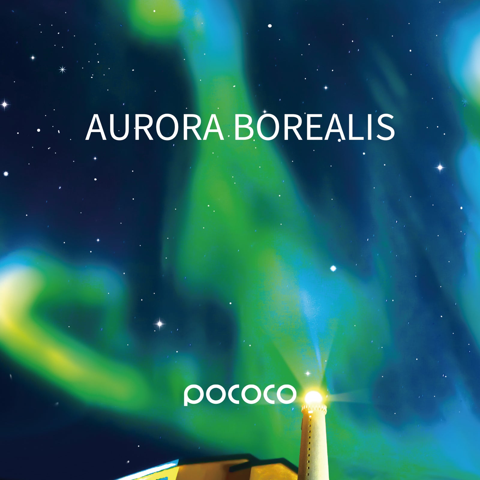 POCOCO Galaxy Projector Disc - Aurora Borealis