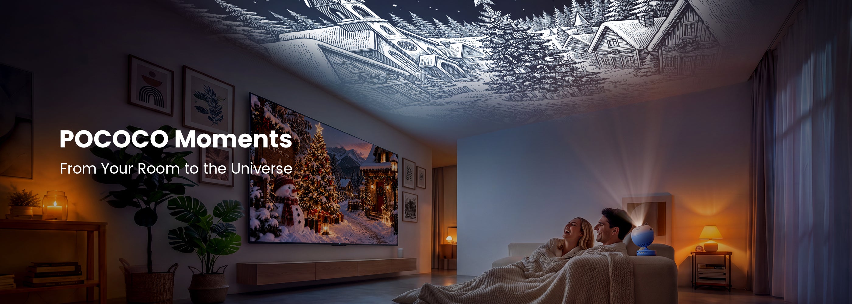 POCOCO Galaxy Projector Creates a Calming Universe
