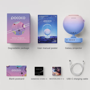 Galaxy Projector | Star Projector | Blue and Pink - POCOCO