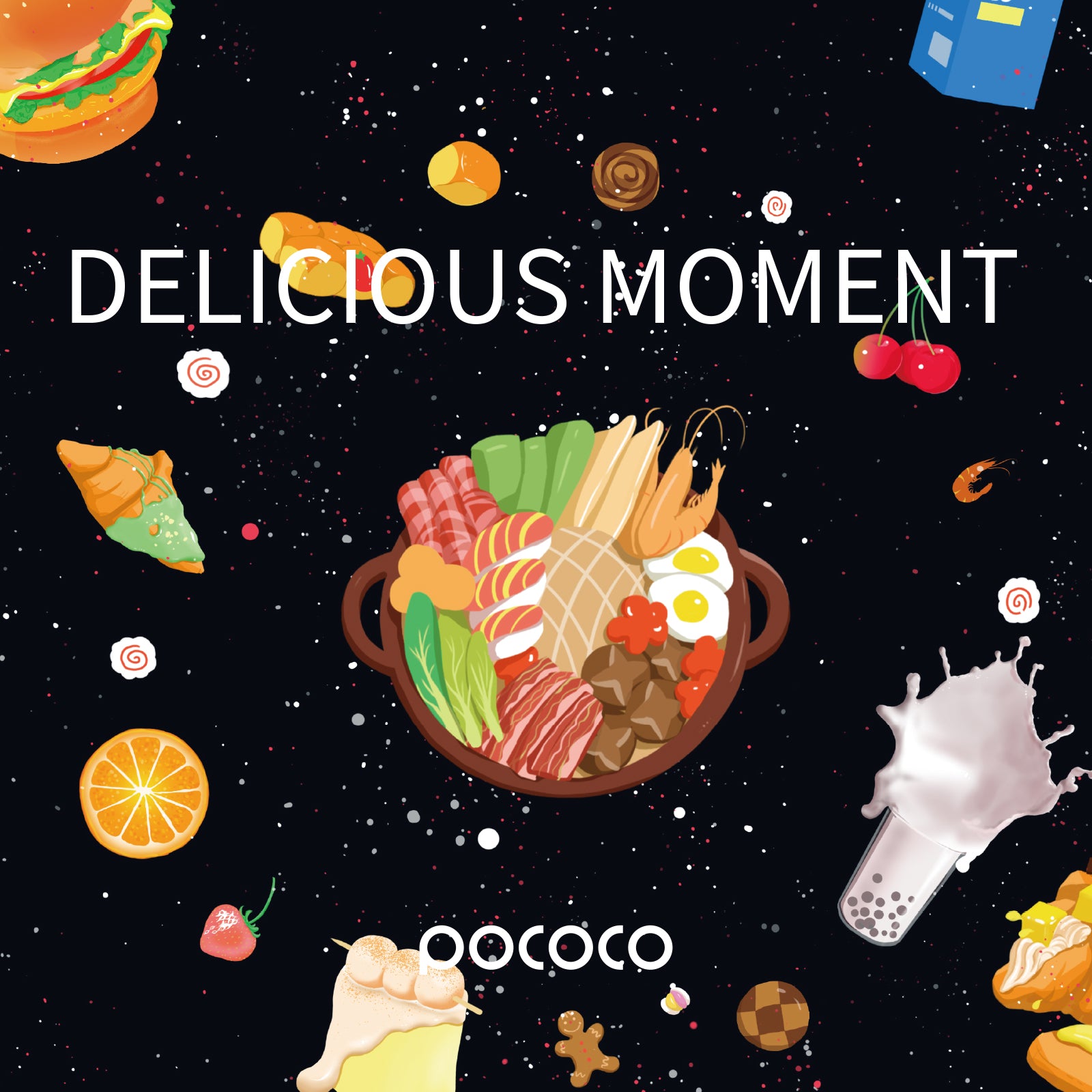 POCOCO Galaxy Projector Disc - Delicious Moment