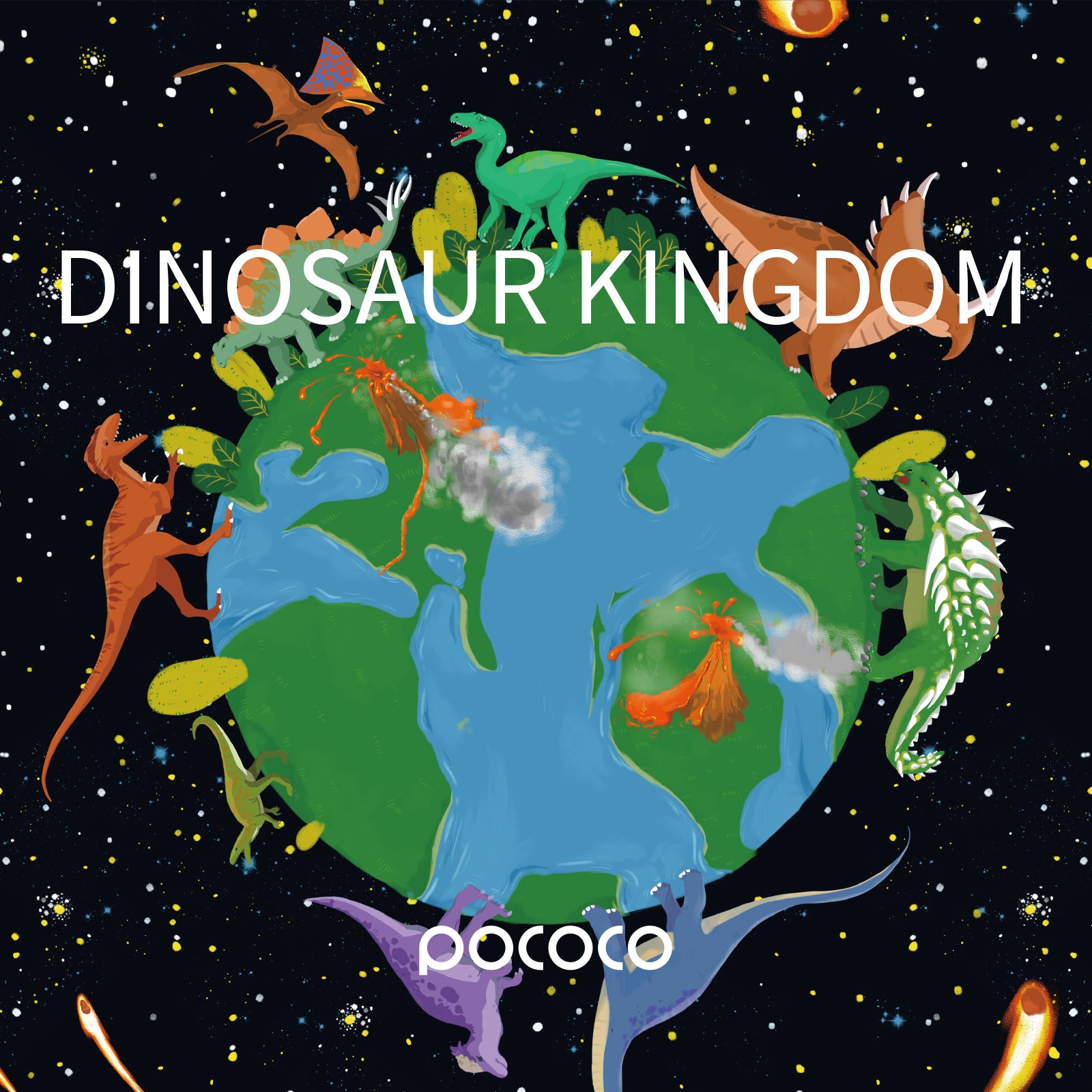 POCOCO Galaxy Projector Disc - Dinosaur Kingdom