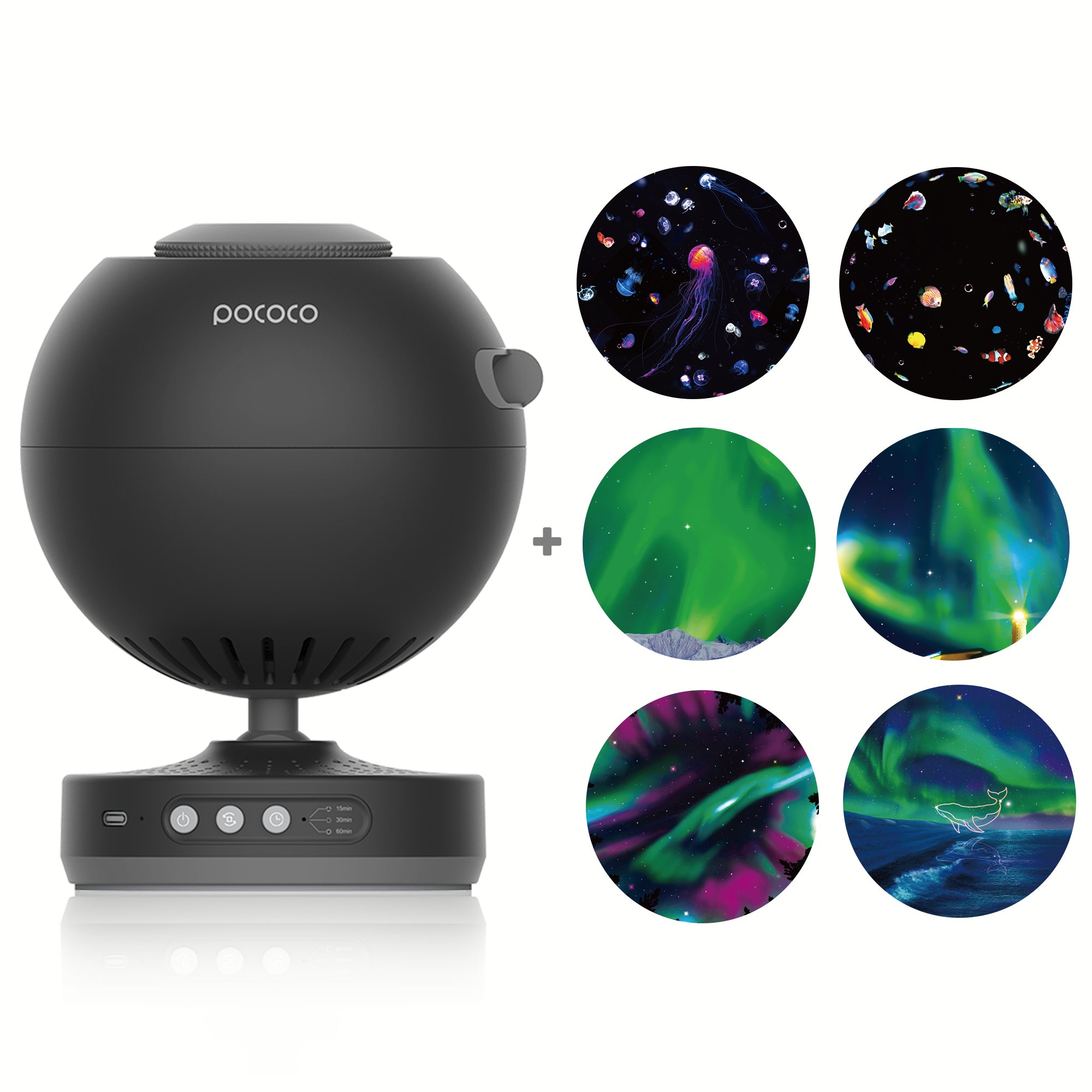 POCOCO Galaxy Star Projector for Bedroom with Replaceable Optical Film  Discs, Realistic Constellation-1 - Discs (6 Pieces) - AliExpress