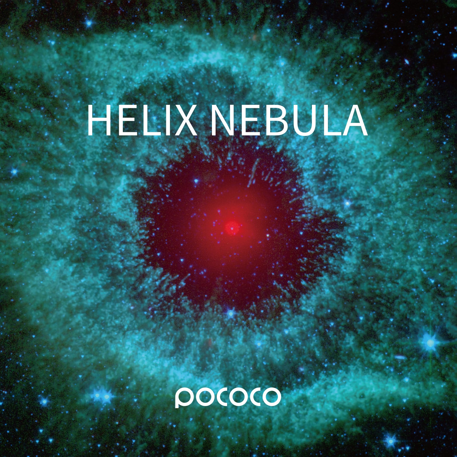 POCOCO Galaxy Projector Disc - Helix Nebula