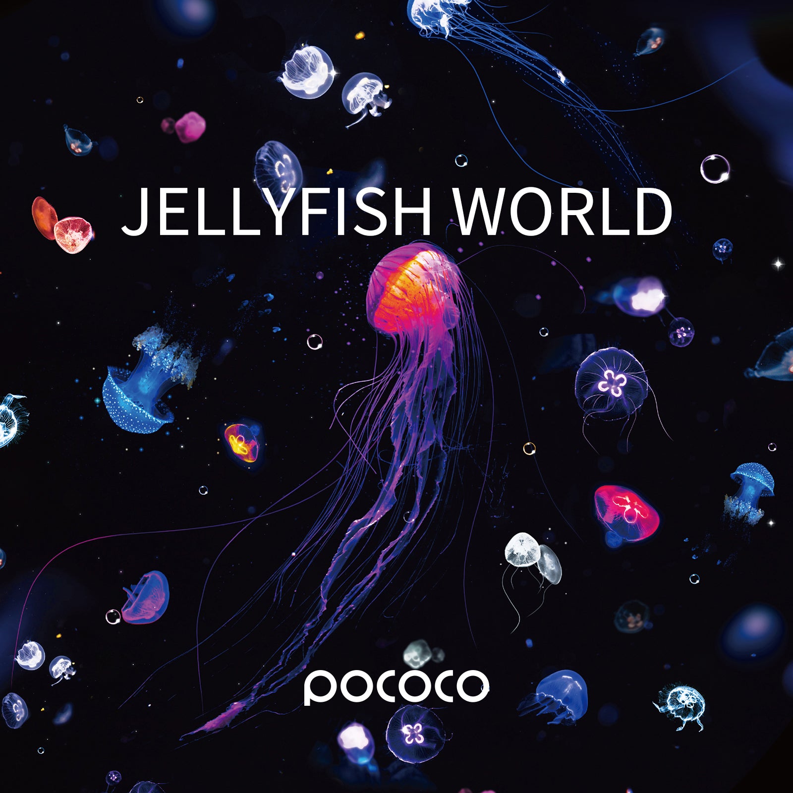 POCOCO Galaxy Projector Disc - Jellyfish World