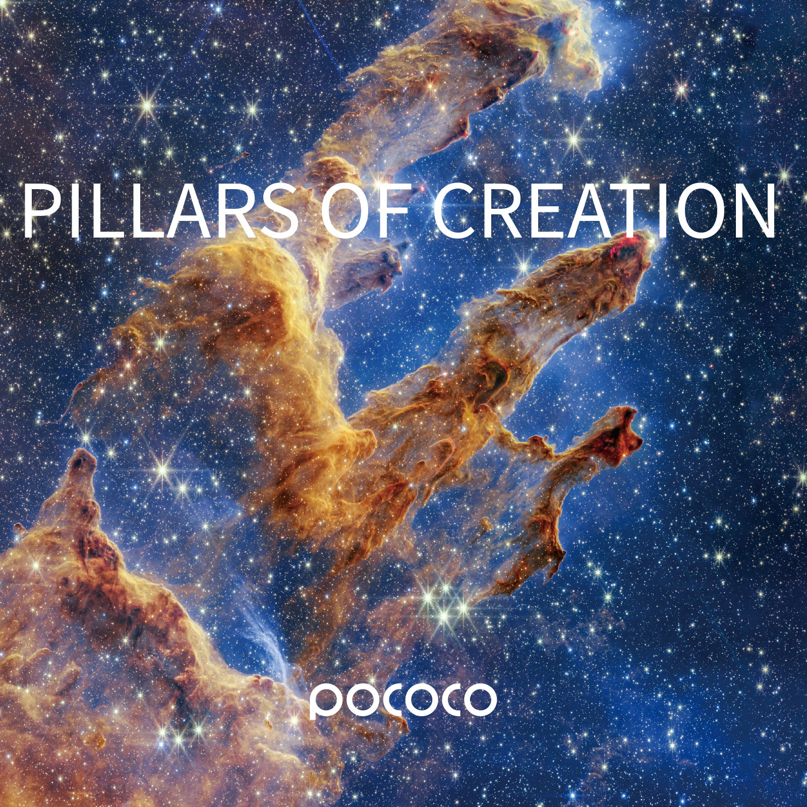 POCOCO Galaxy Projector Disc - Pillars Of Creation
