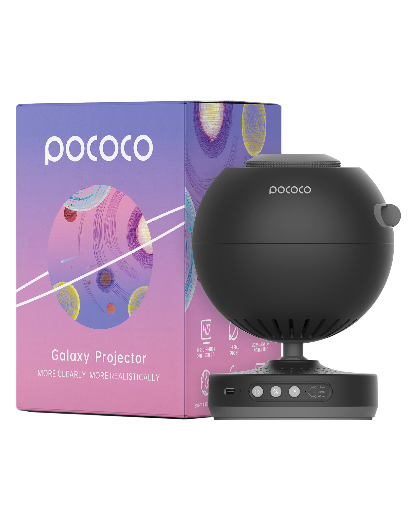 POCOCO Galaxy Projector - Black
