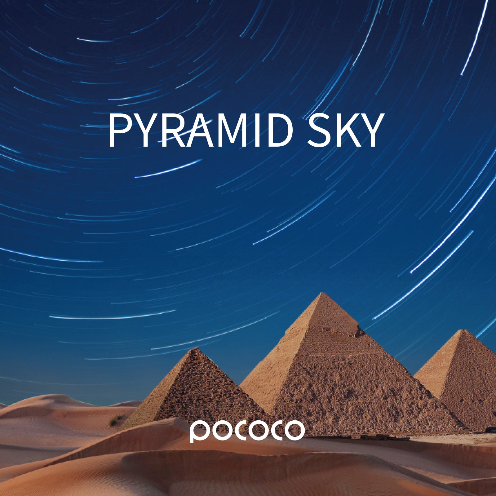 POCOCO Galaxy Projector Disc - Pyramid Sky
