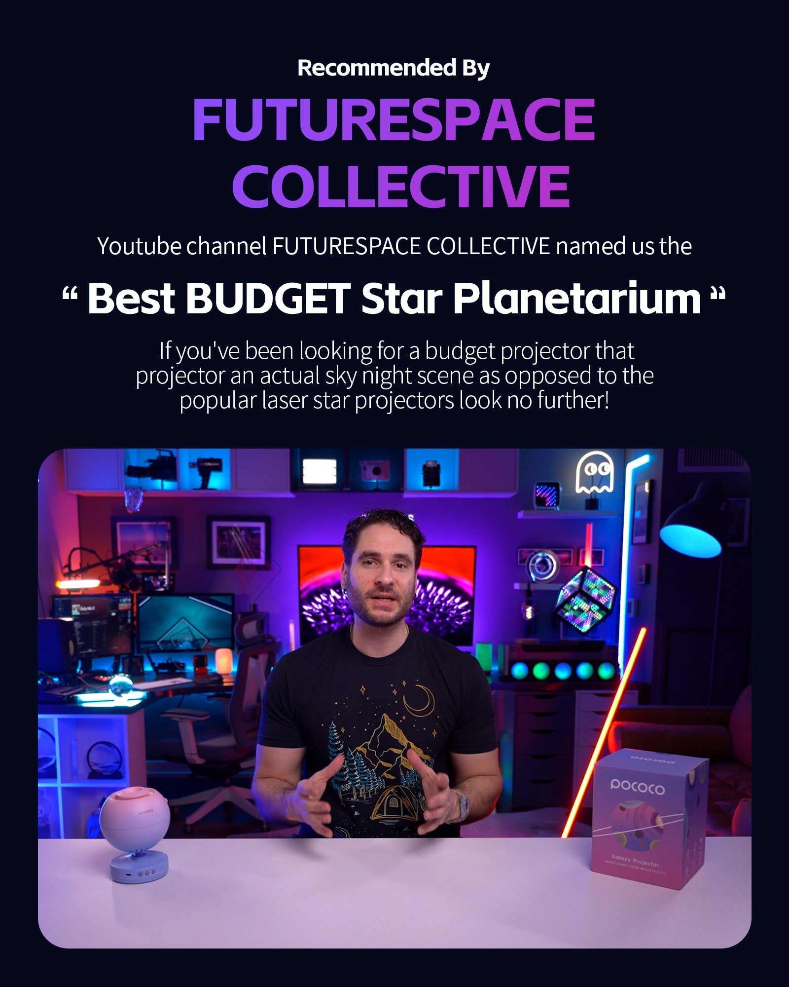FUTURESPACE COLLECTIVE introduces POCOCO Galaxy Projector