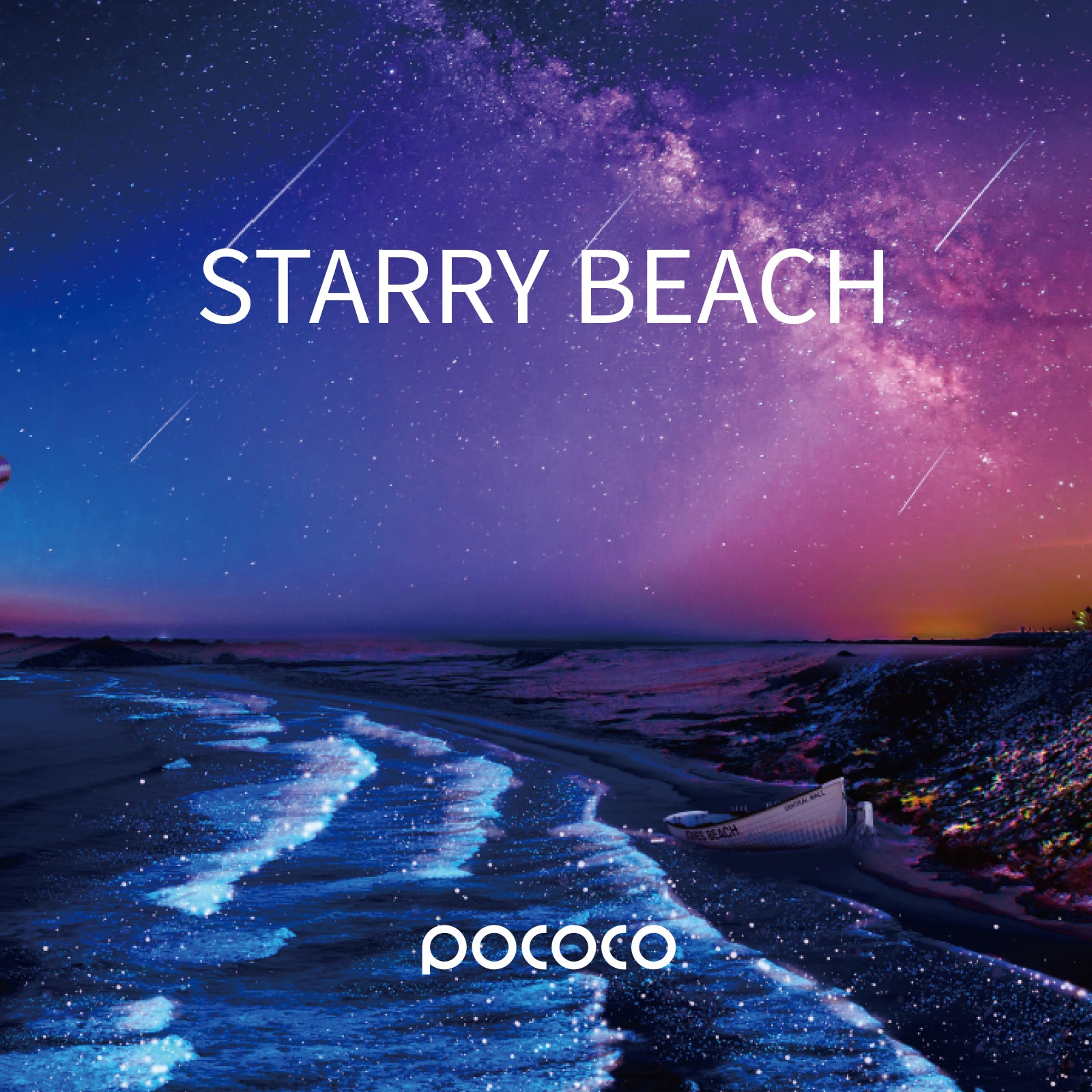 POCOCO Galaxy Projector Disc - Starry Beach
