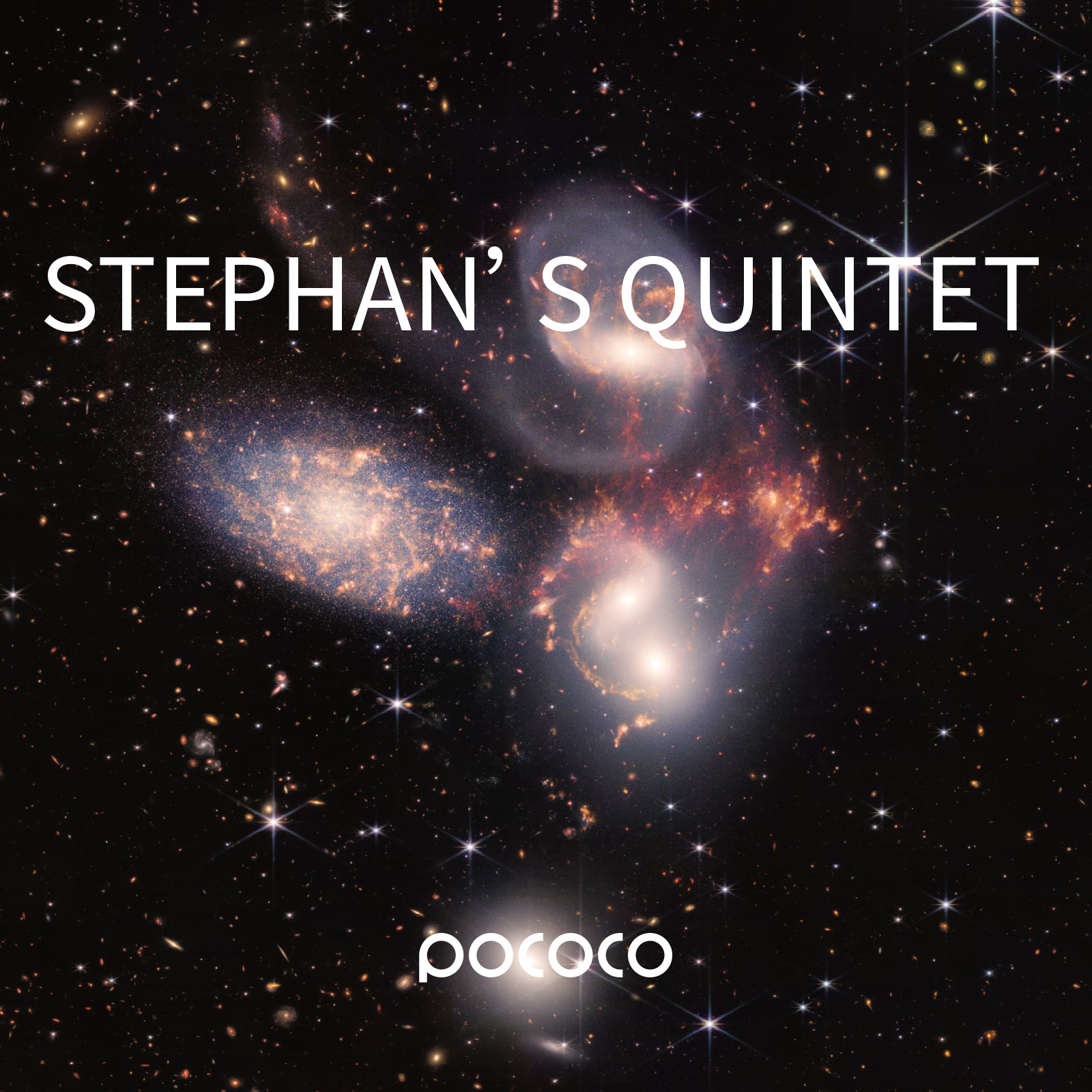 POCOCO Galaxy Projector Disc - Stephan's Quintet