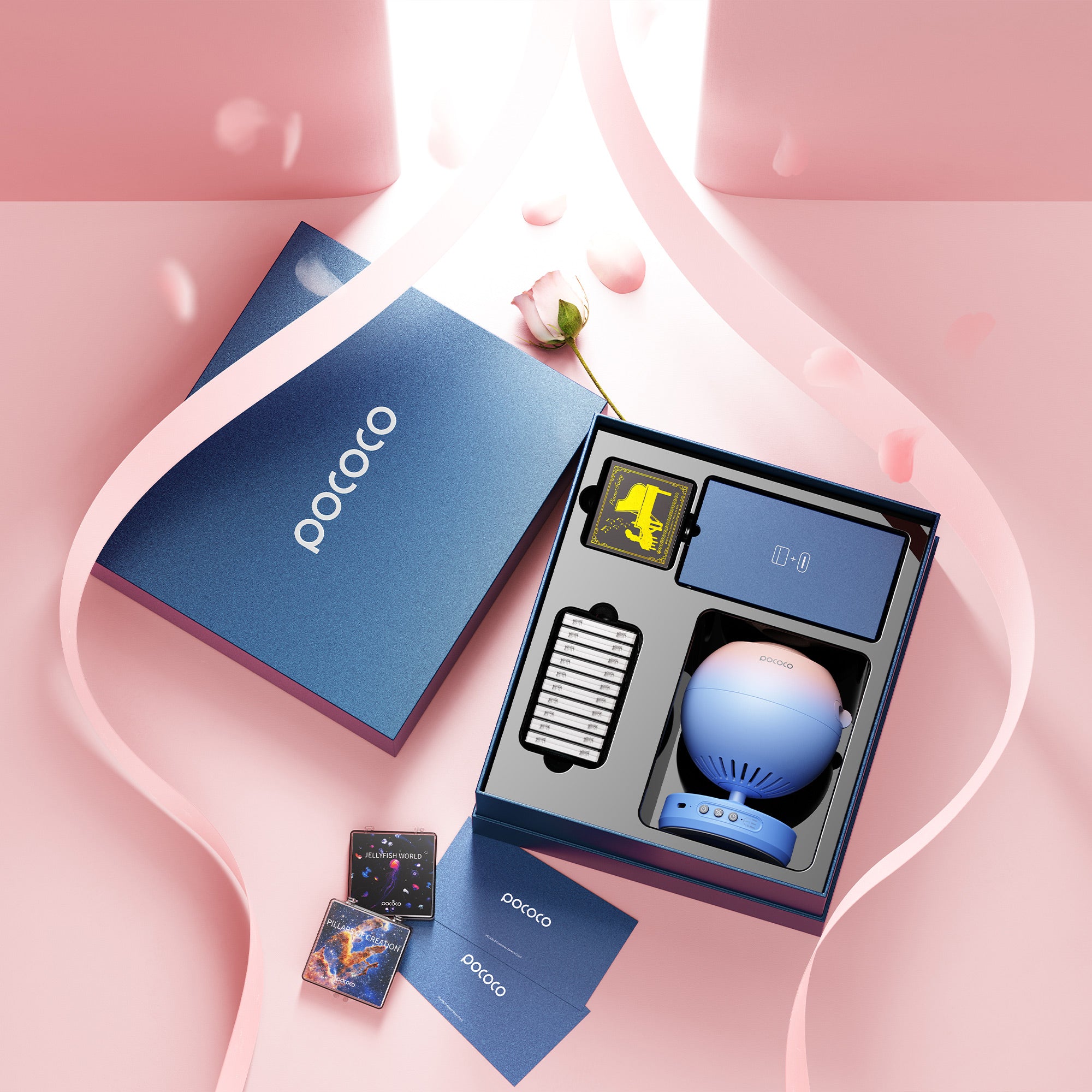 POCOCO Healing Vibes Gift Box (including 10 discs and 1 music box)