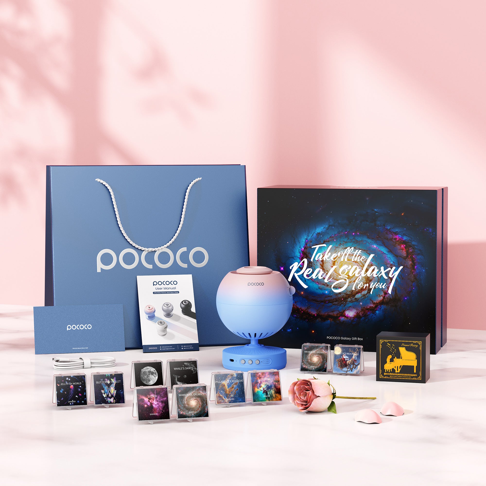 POCOCO Healing Vibes Gift Box (including 10 discs and 1 music box)