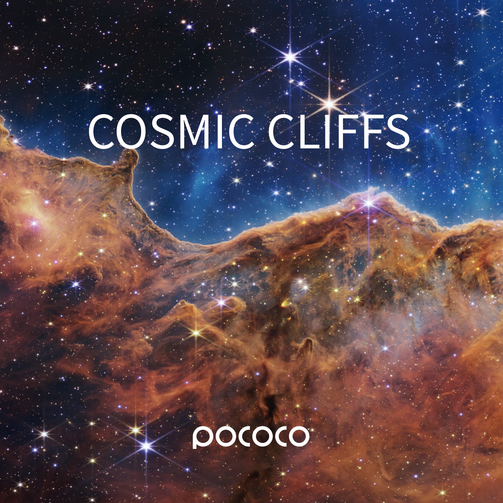 POCOCO Galaxy Projector Disc - Cosimc Cliffs