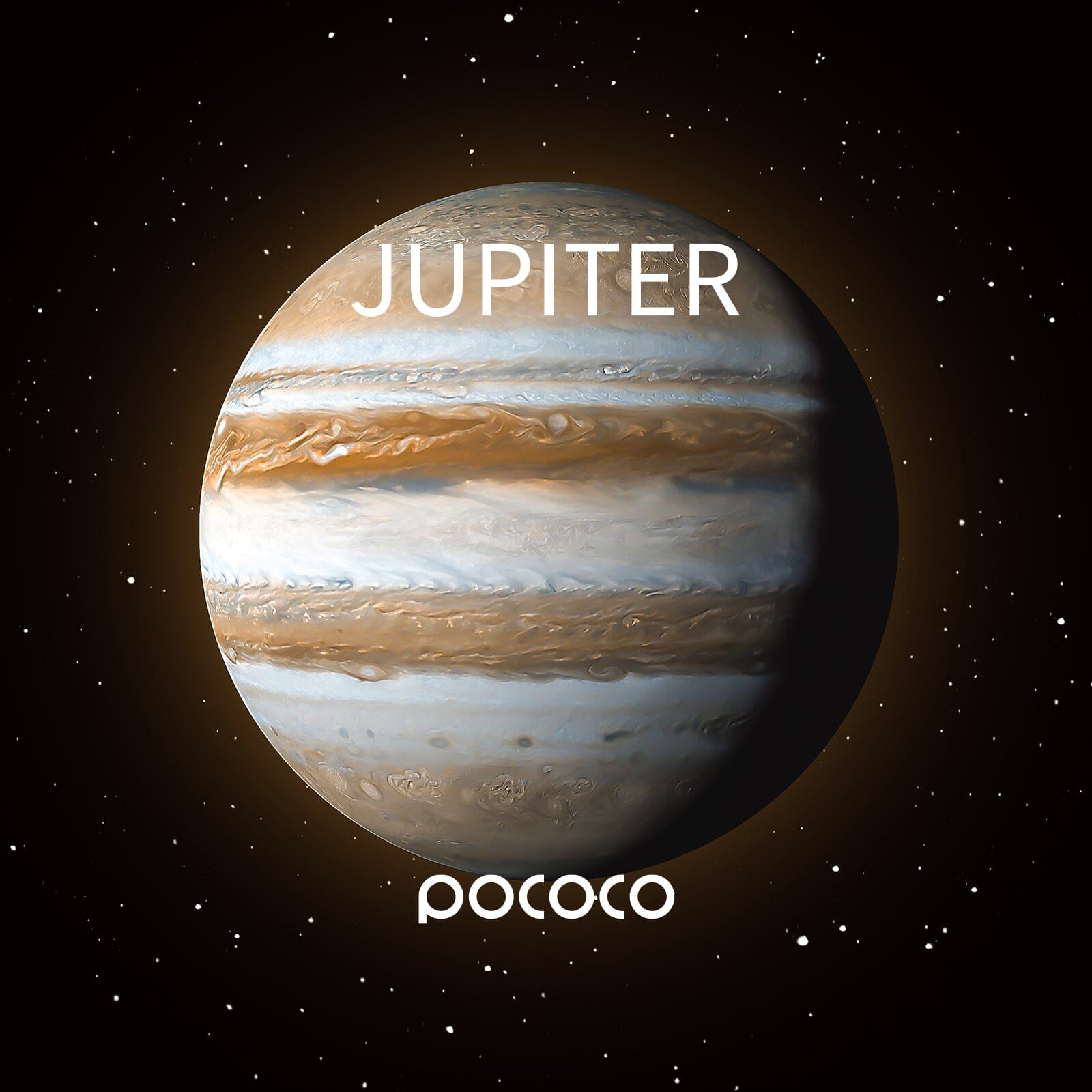 POCOCO Galaxy Projector Disc - Jupter